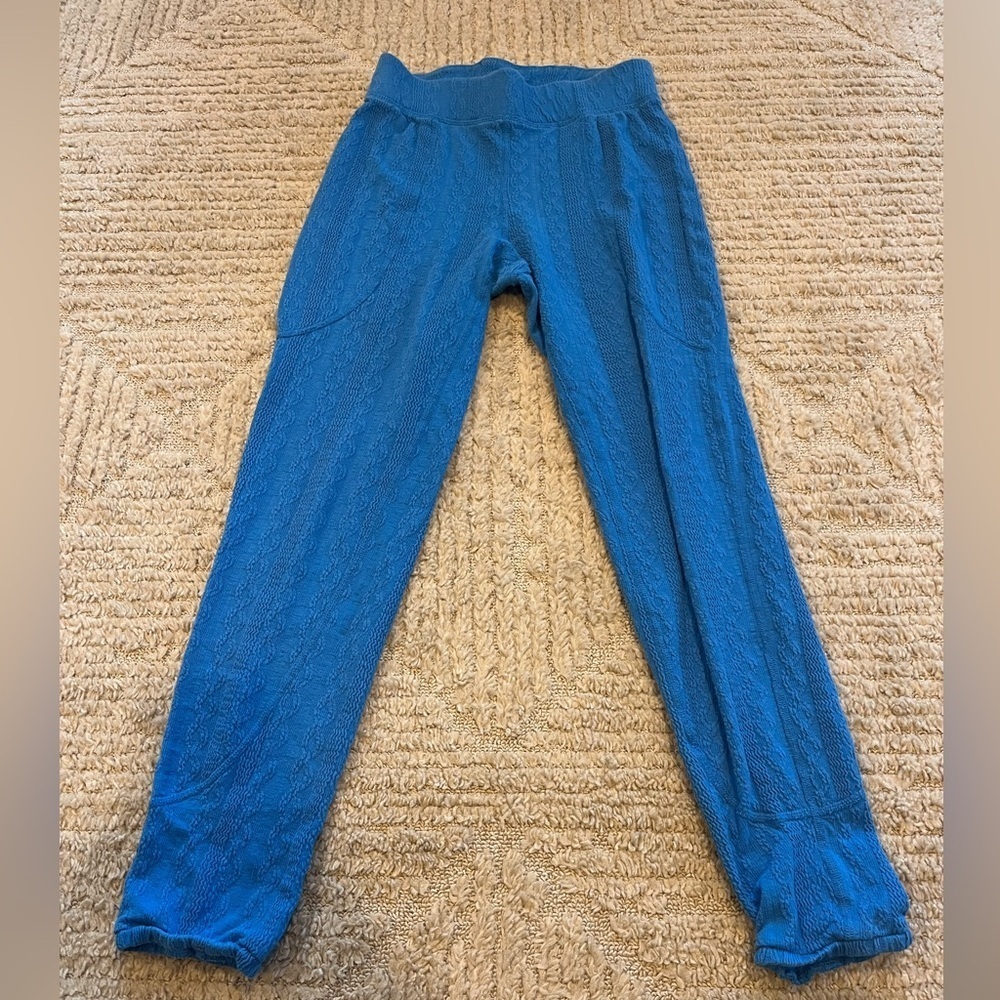 FP Movement by Free People - Break A Sweat Cloud Burst blue skinny pants small